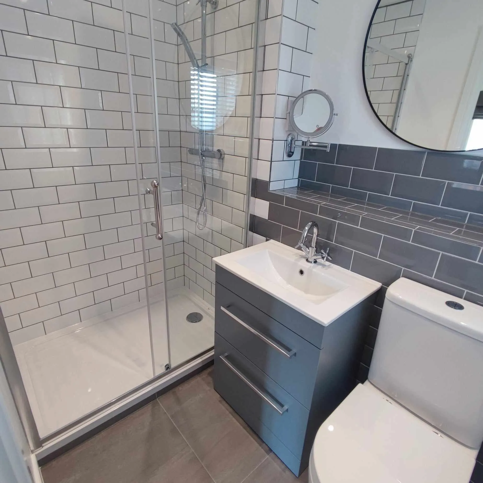 white cabinets