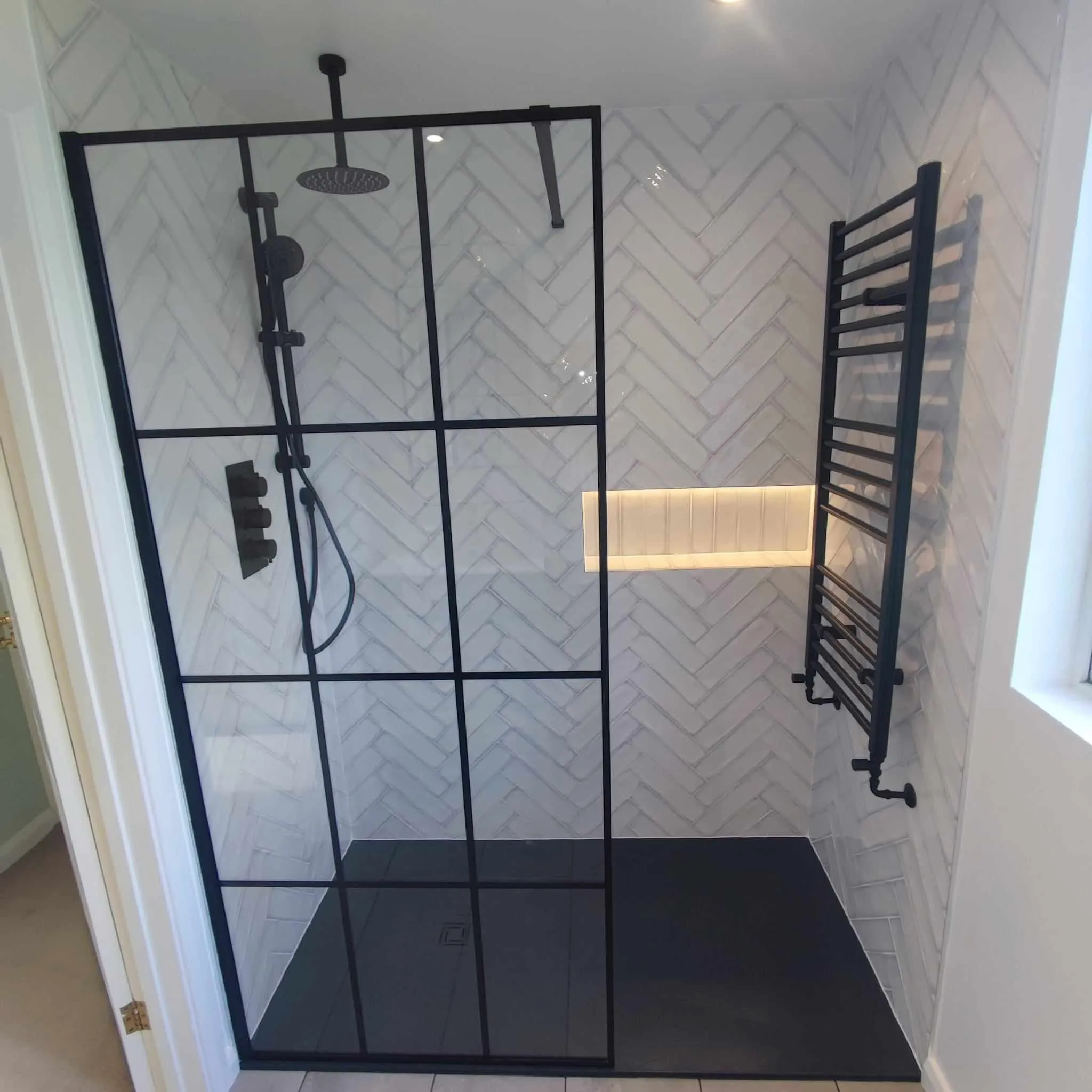 white cabinets