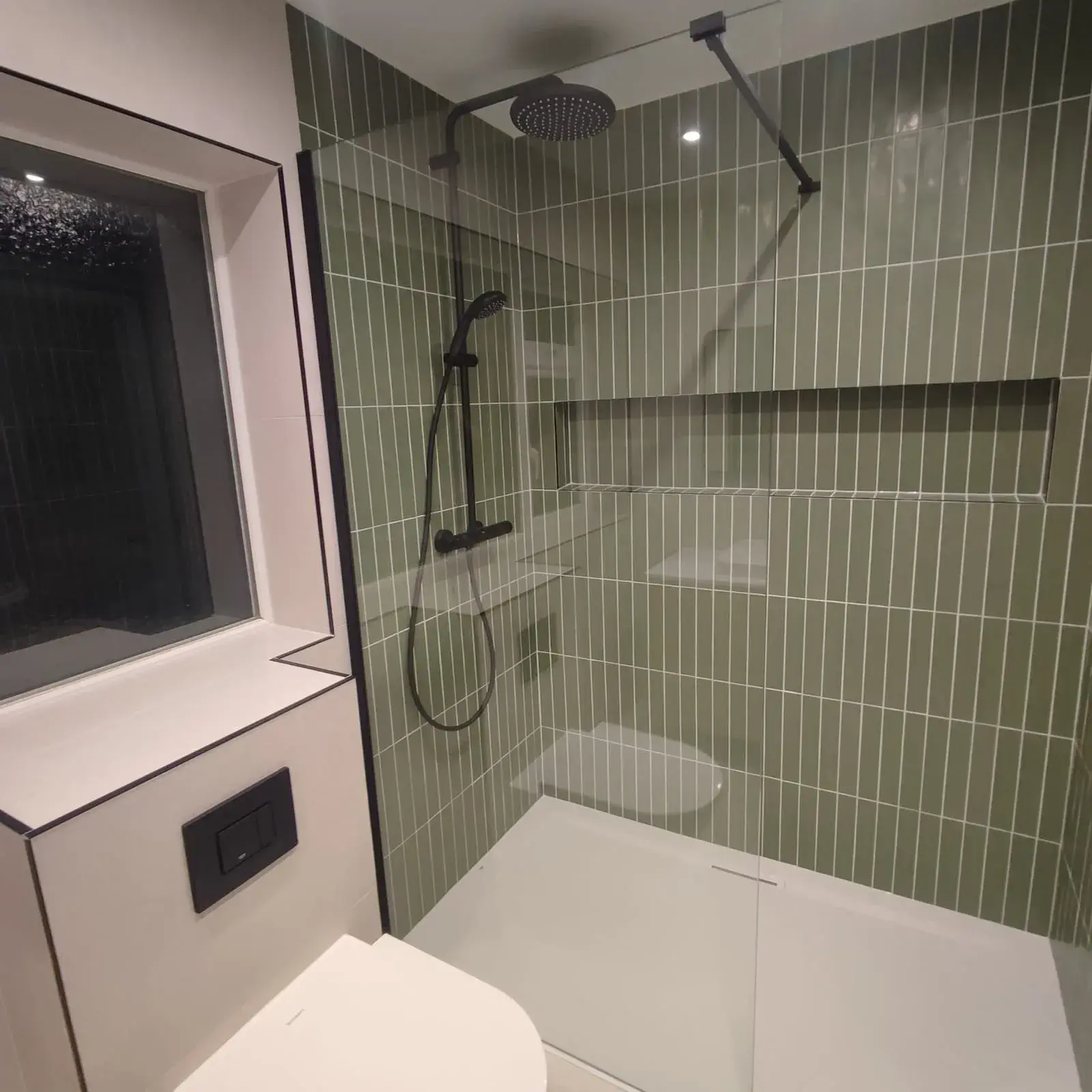 white cabinets
