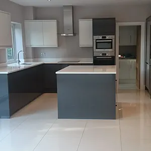 white cabinets
