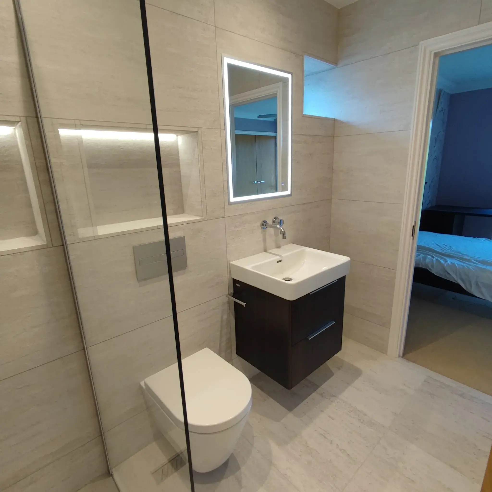 white cabinets