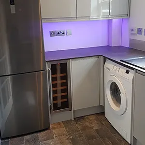 white cabinets