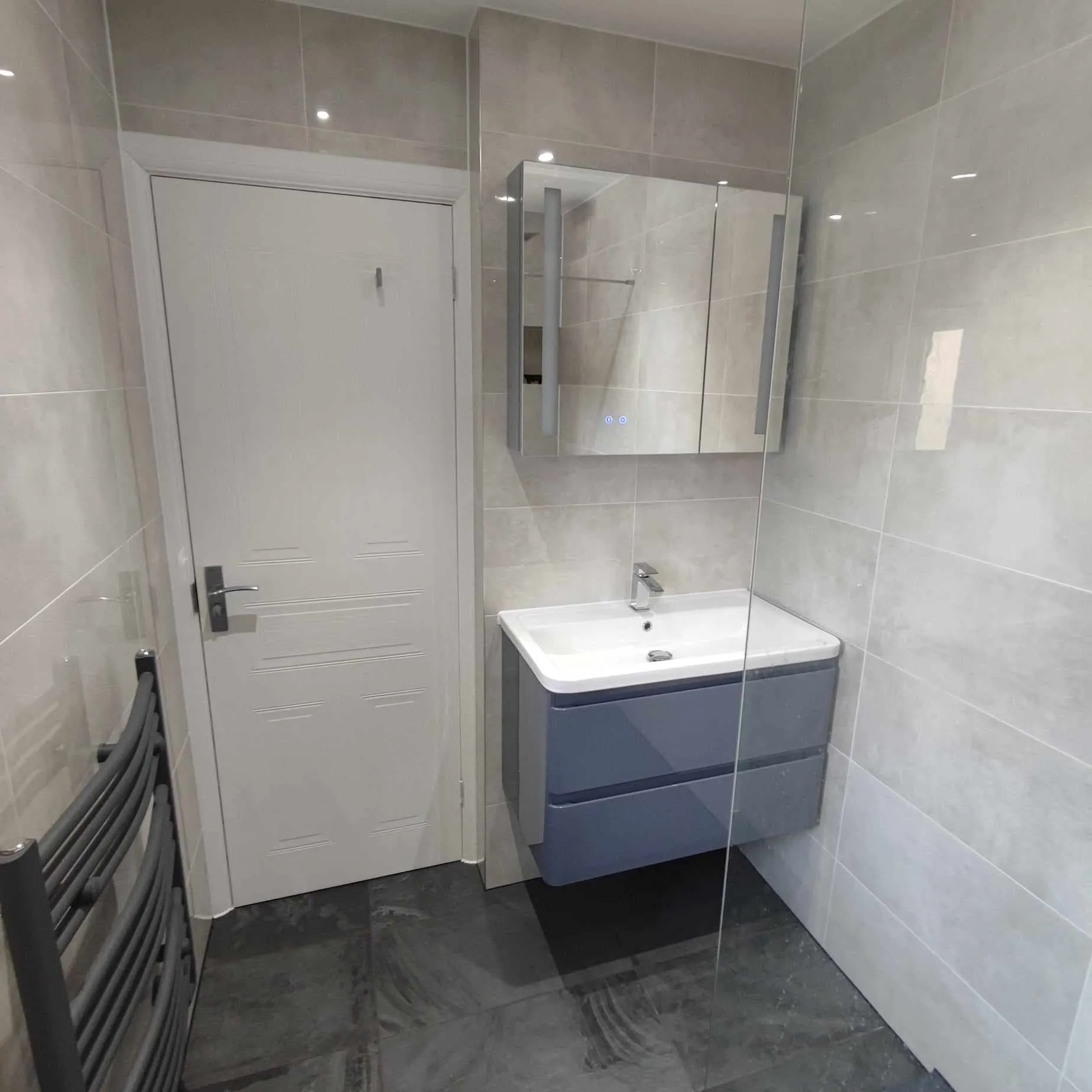 white cabinets